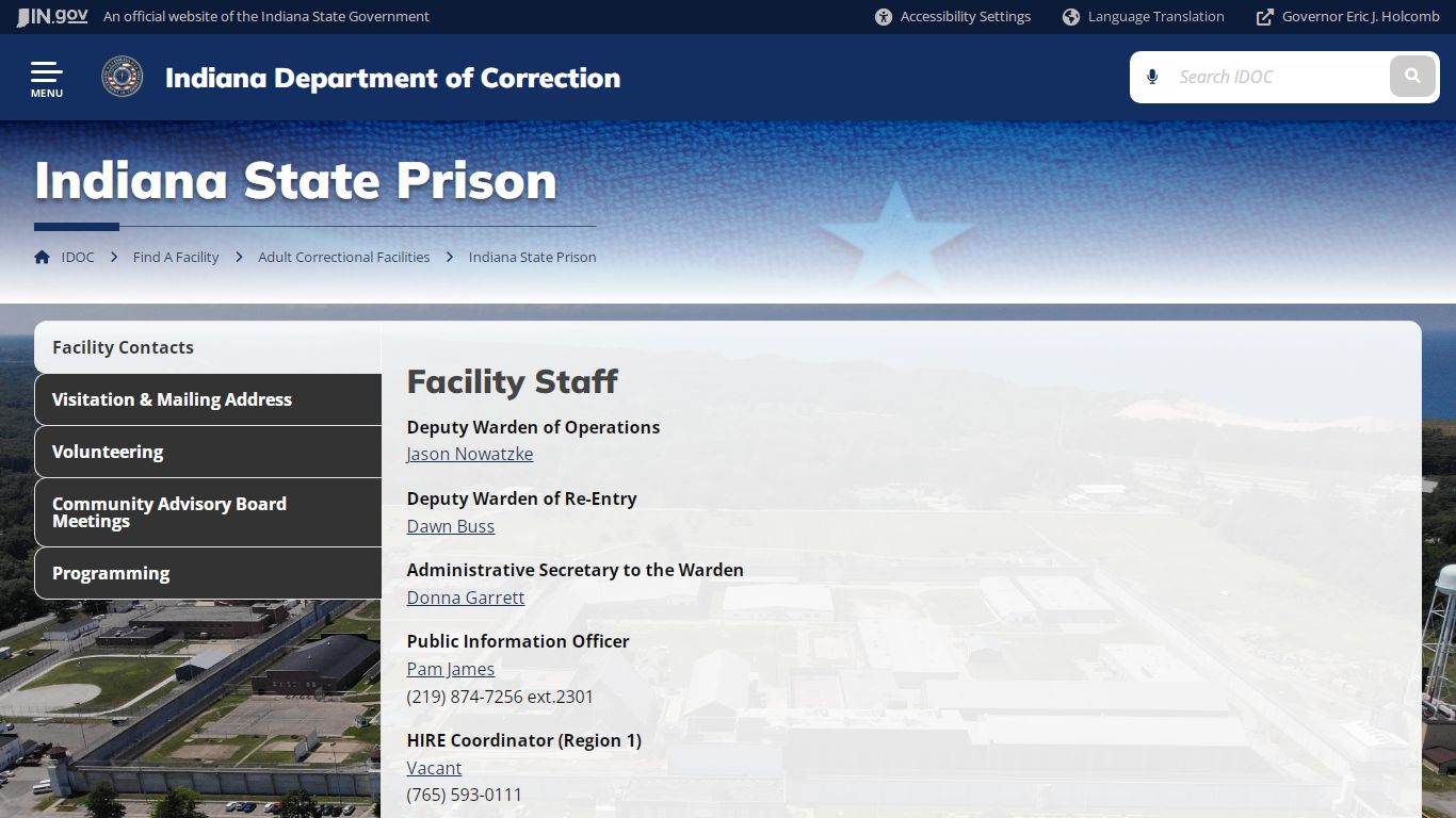 Indiana State Prison - IDOC